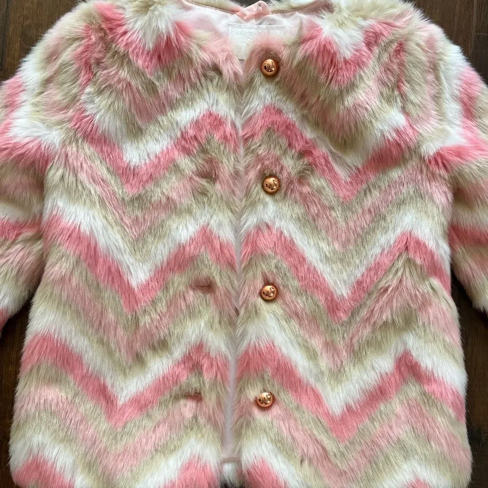 Janie and Jack girl coat size 7-8 used condition